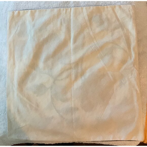 READ/SEE Floral Embroidered Tapestry Cushion  17’”x17” Cover - Picture 7 of 7